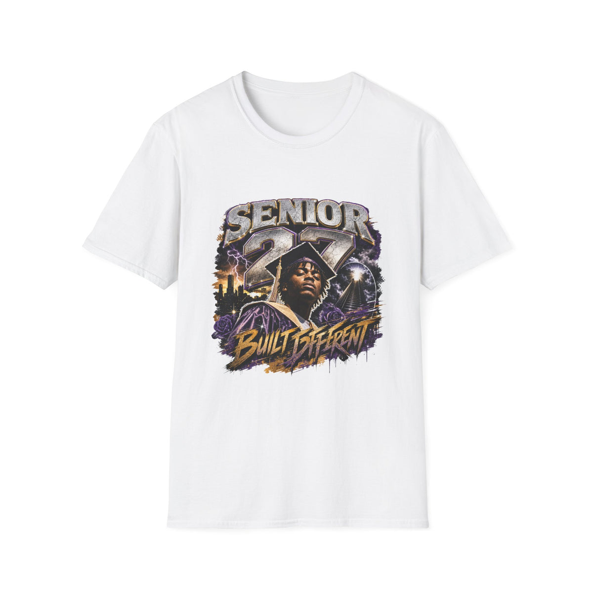 Senior '27 T-Shirt – Class of 2027 Retro Urban Graduation Tee