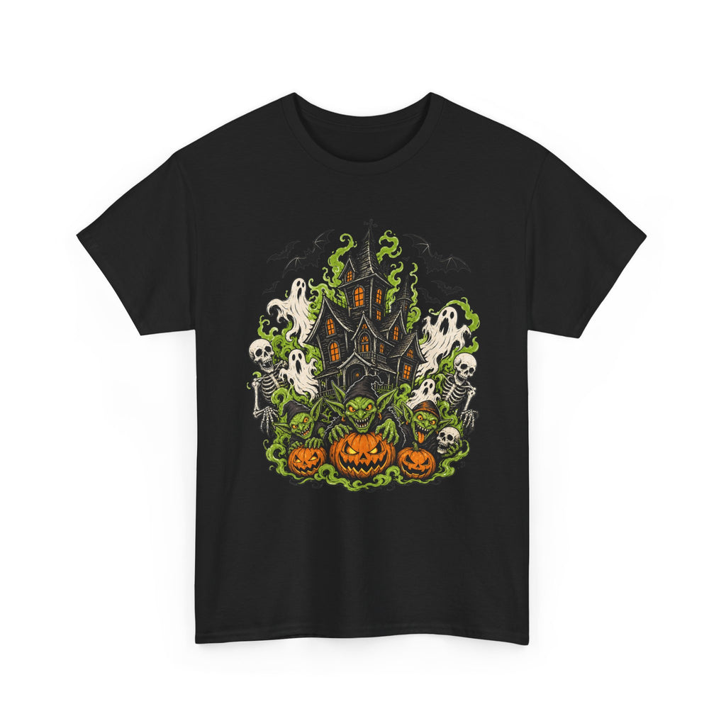 Spooky Haunted House Tee — Pumpkin Patch Halloween T-Shirt