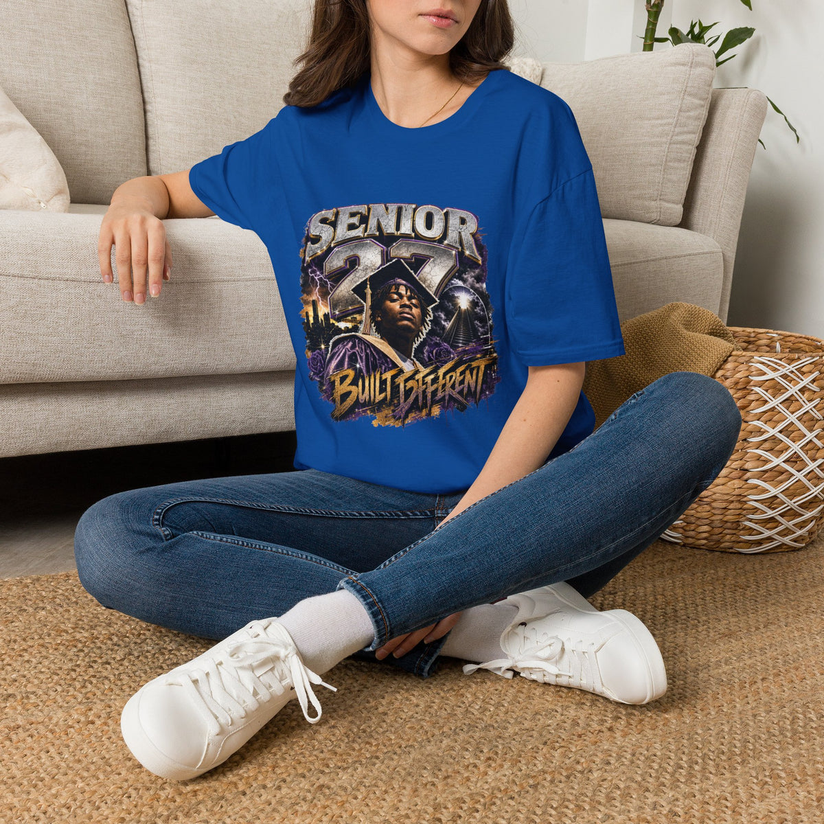 Senior '27 T-Shirt – Class of 2027 Retro Urban Graduation Tee