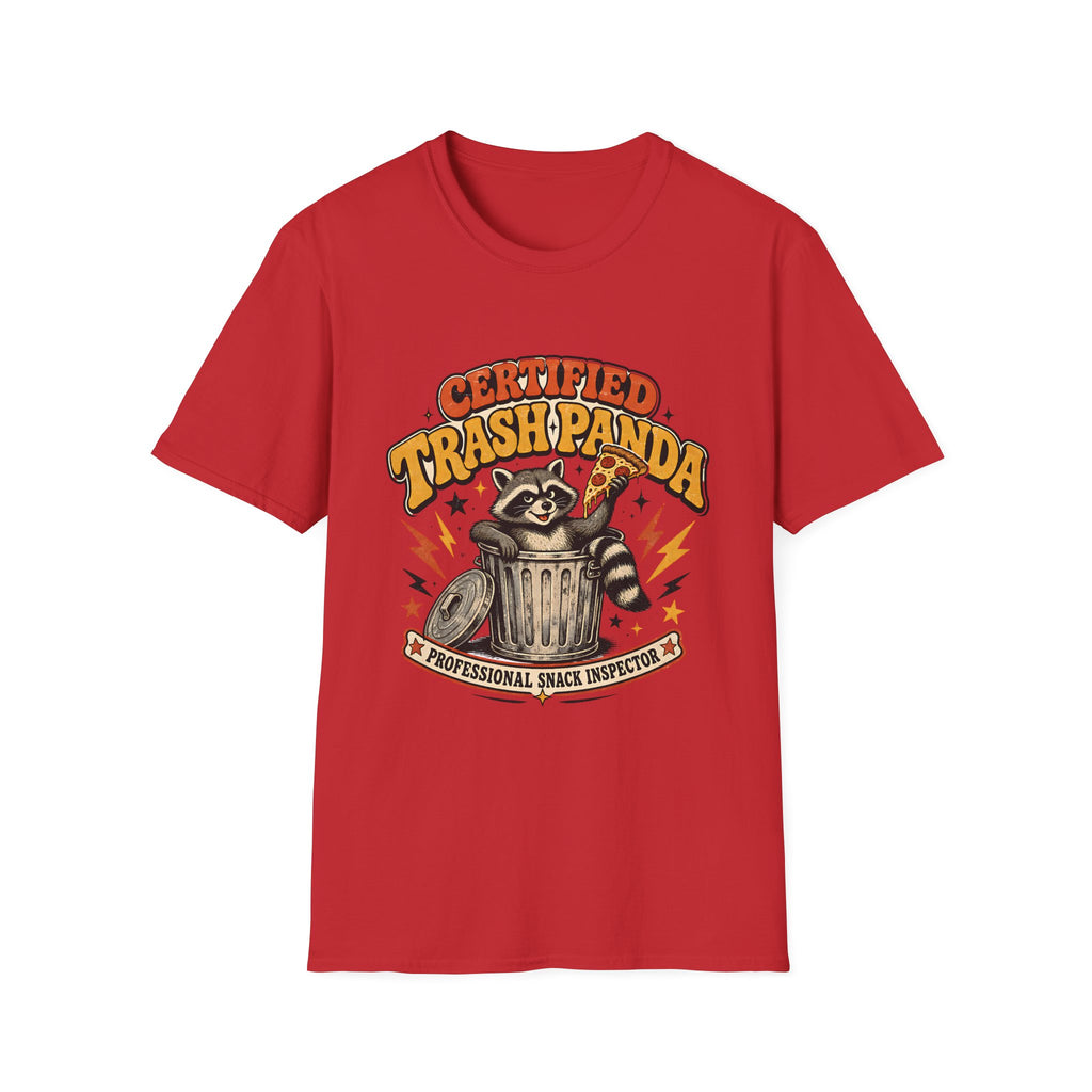 Certified Trash Panda T-Shirt – Funny Raccoon Pizza Graphic Tee