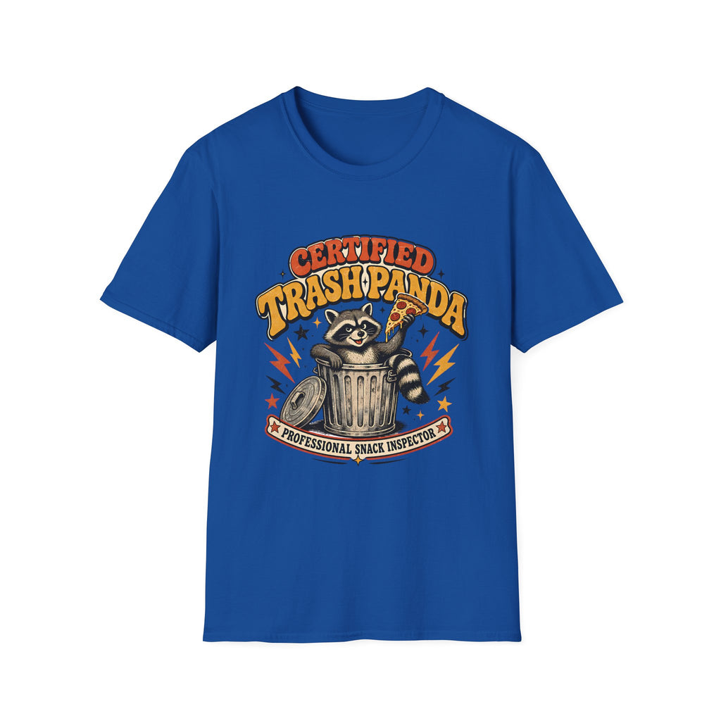 Certified Trash Panda T-Shirt – Funny Raccoon Pizza Graphic Tee