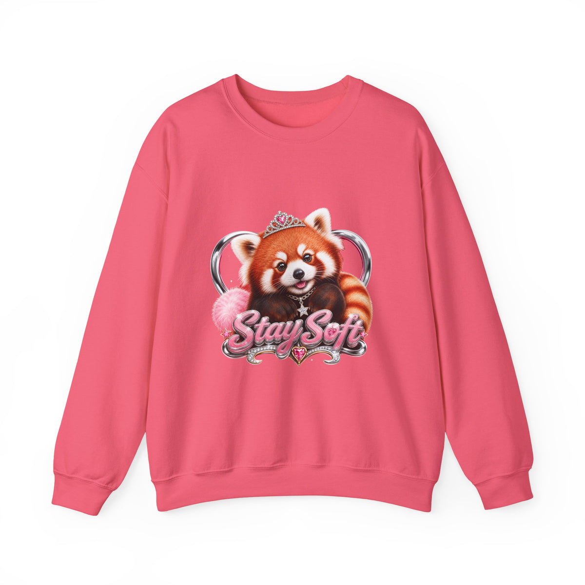 Stay Soft Red Panda Crewneck Sweatshirt