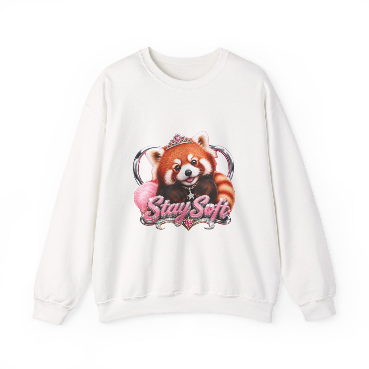 Stay Soft Red Panda Crewneck Sweatshirt