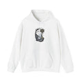 Ghost Cat in Graveyard Hoodie | Halloween Spooky Illustration