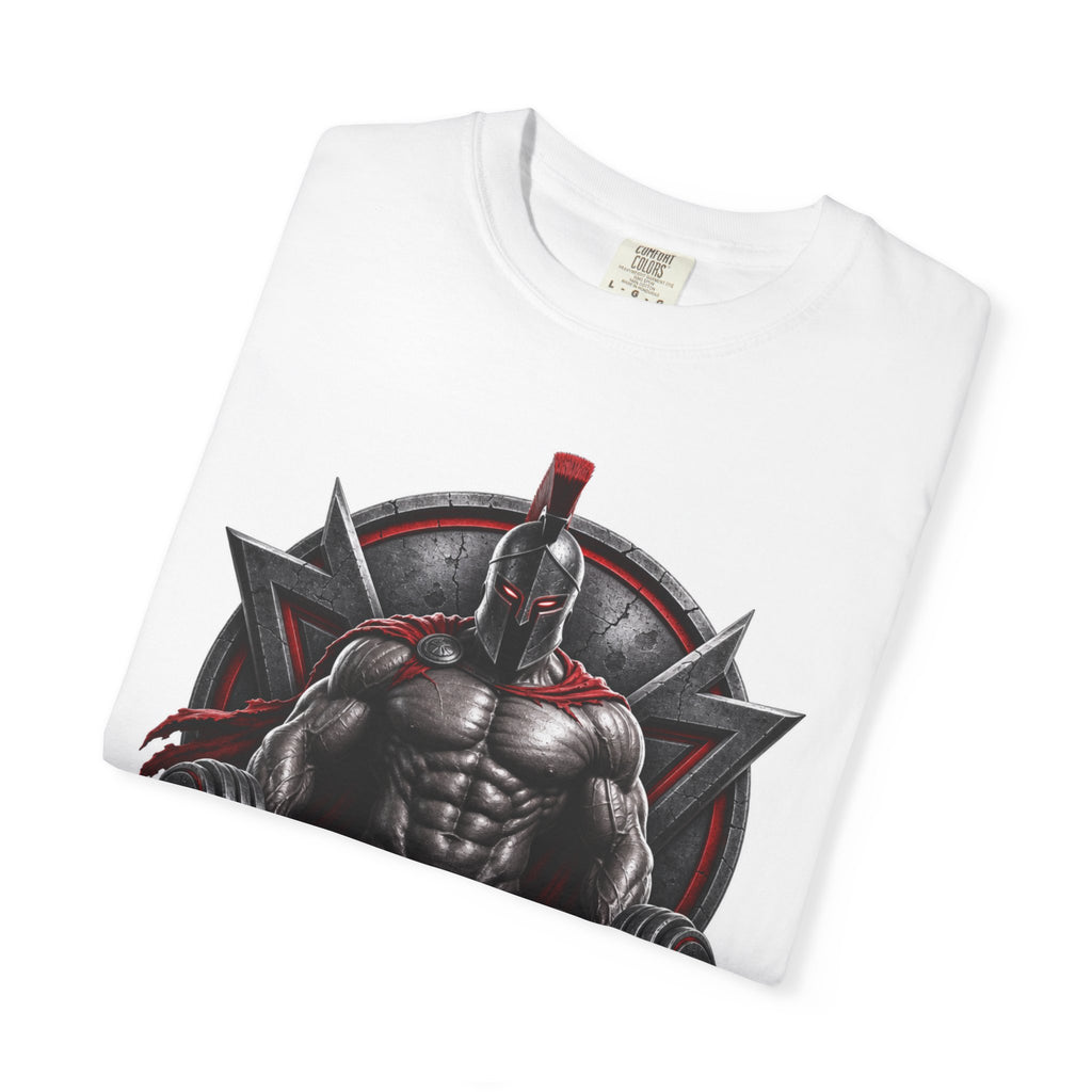 Discipline Builds Legends Spartan Helmet Muscular Warrior T-shirt