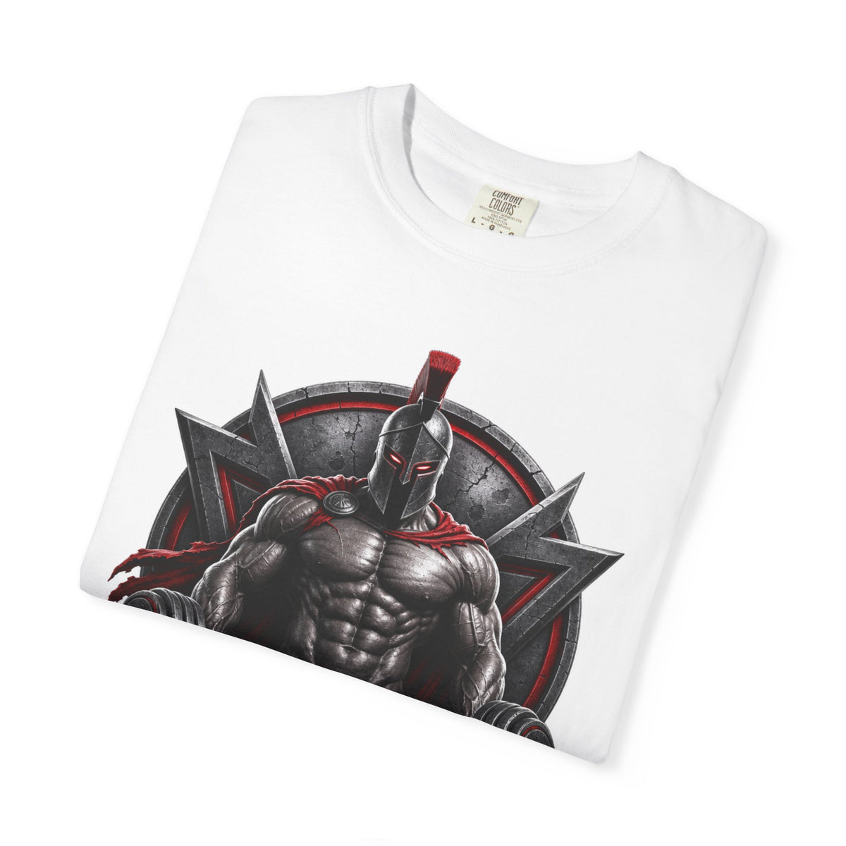 Discipline Builds Legends Spartan Helmet Muscular Warrior T-shirt