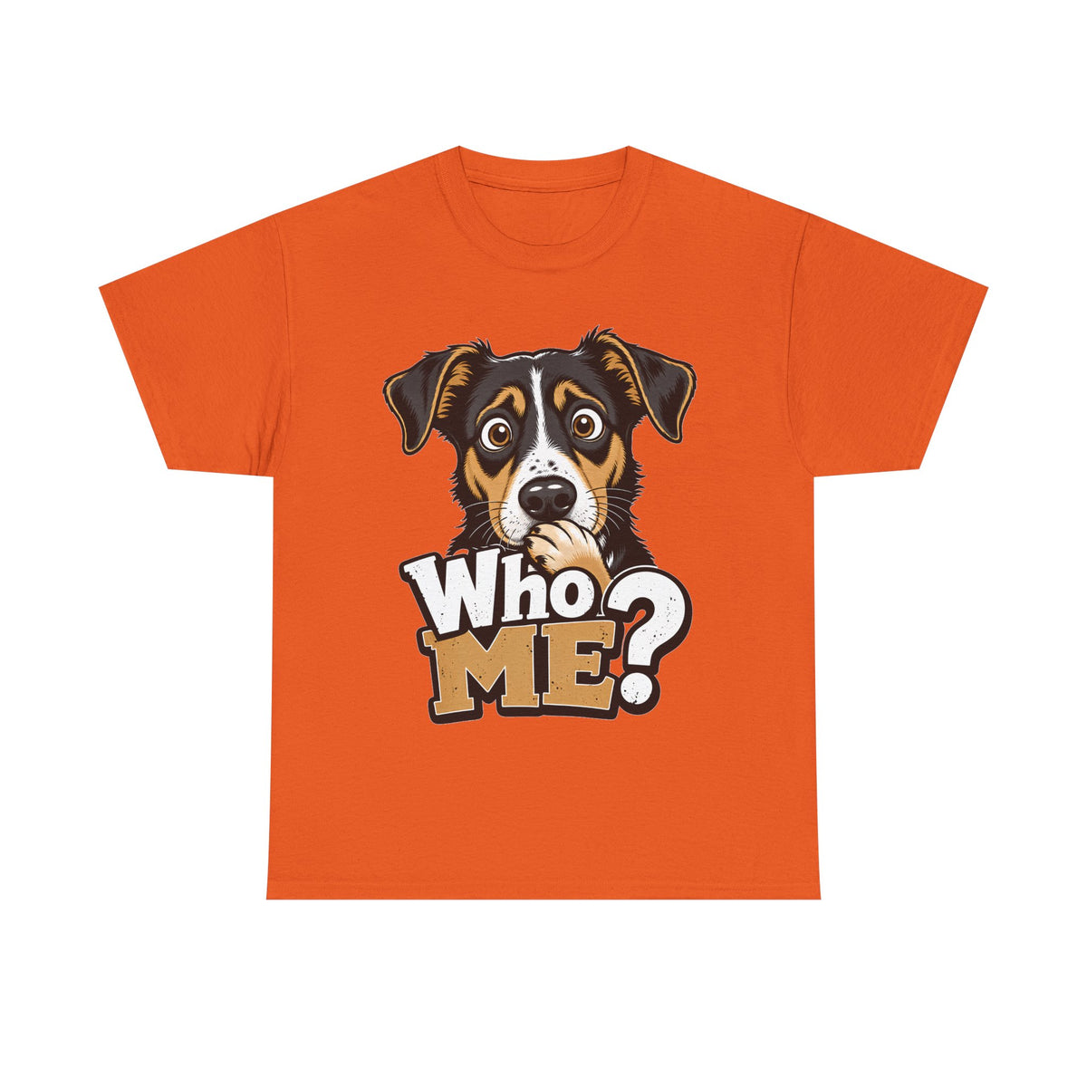 Who Me? Dog Face Tee | Funny Puppy Graphic T-Shirt