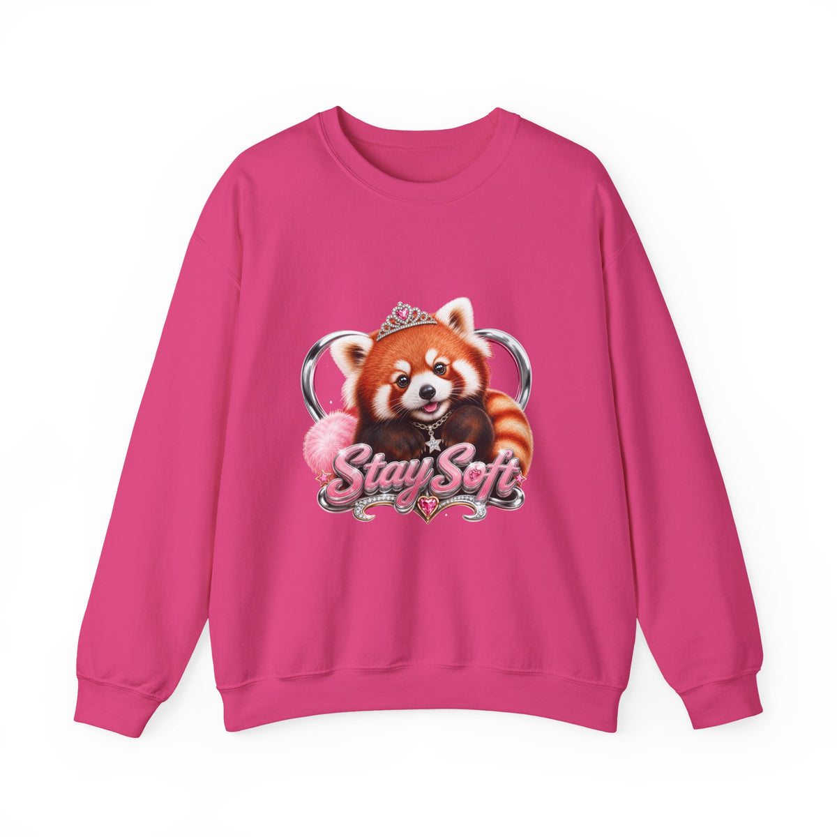 Stay Soft Red Panda Crewneck Sweatshirt