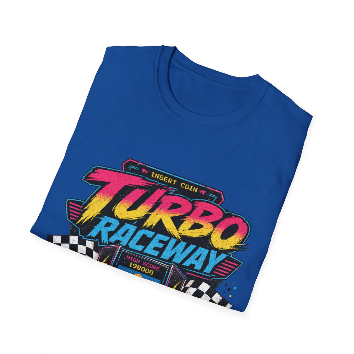 Turbo Raceway T-Shirt — Retro Racing Car Graphic Tee