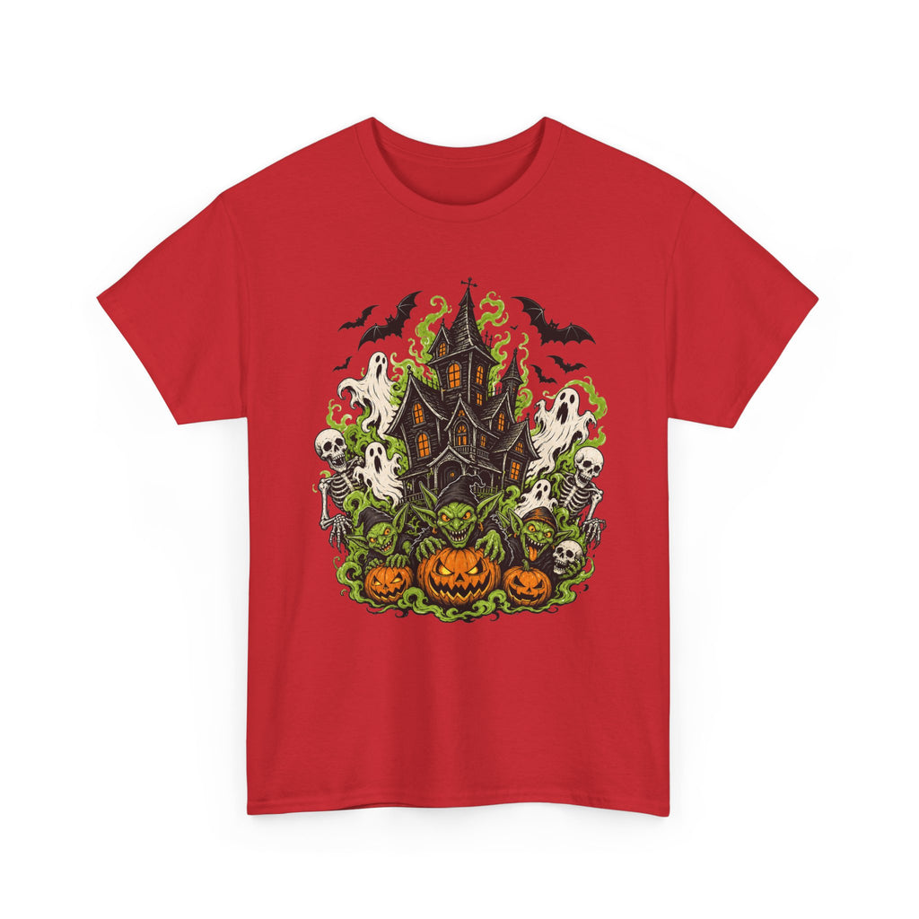 Spooky Haunted House Tee — Pumpkin Patch Halloween T-Shirt