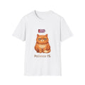 Grumpy Low Battery Cat T-Shirt | Patience 1% Cat Tee