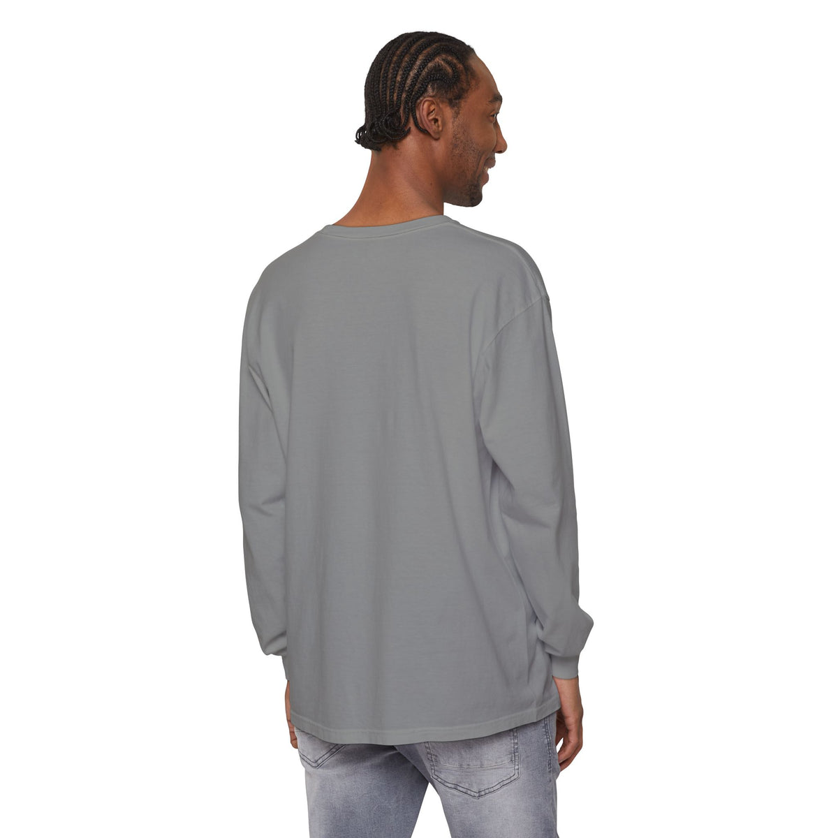 Retro Football Circle graphic Long Sleeve T-Shirt | Fall Sports Tee