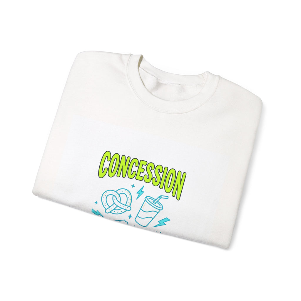 Concession Social Club Sweatshirt | Soda Pop Pretzel Ticket Graphic