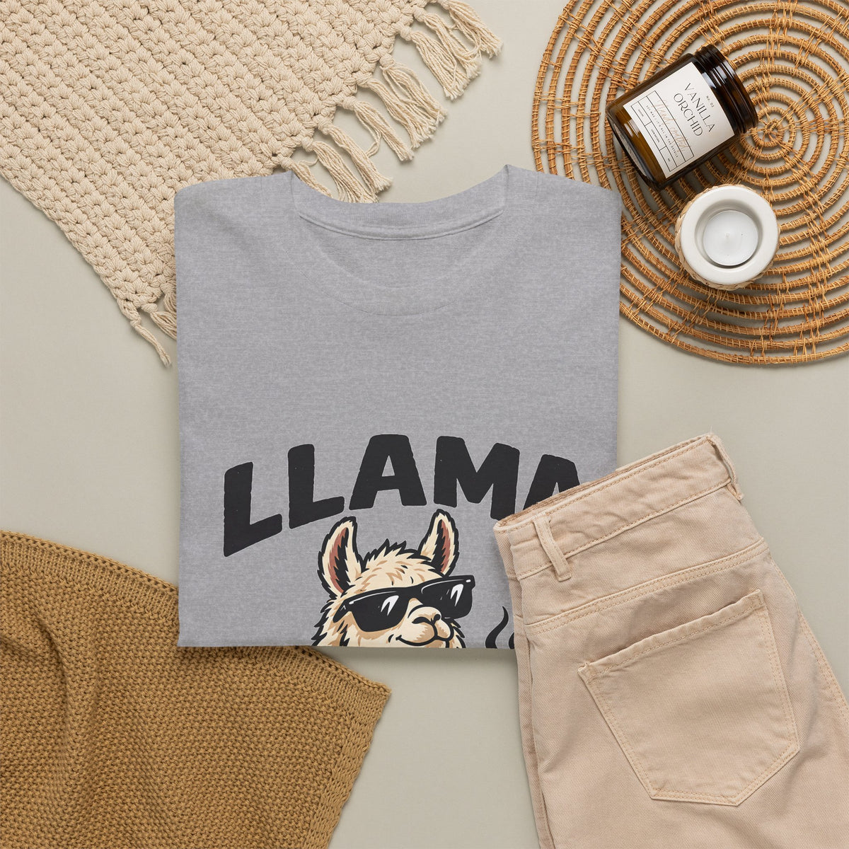 Llama Fueled T-Shirt — Funny Coffee Llama Graphic Tee