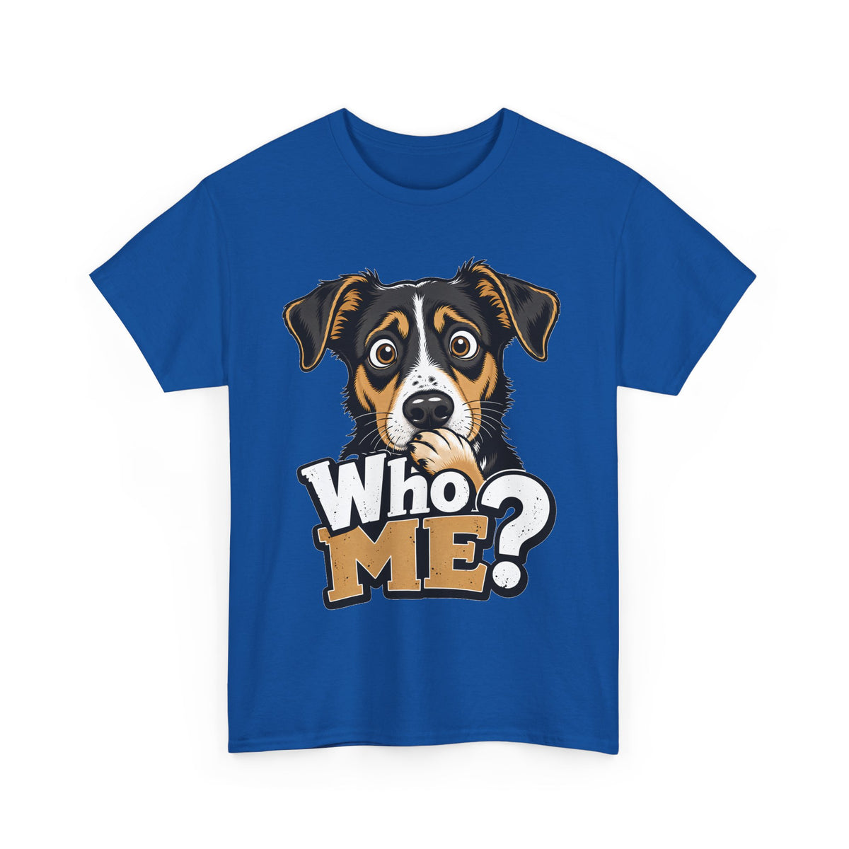 Who Me? Dog Face Tee | Funny Puppy Graphic T-Shirt