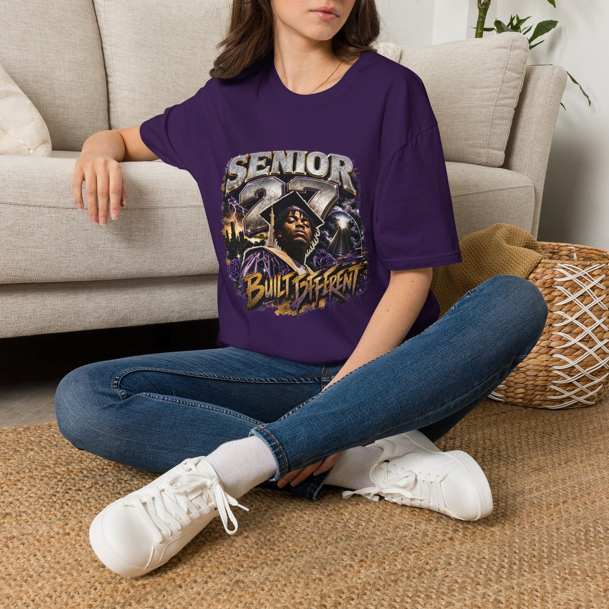 Senior '27 T-Shirt – Class of 2027 Retro Urban Graduation Tee