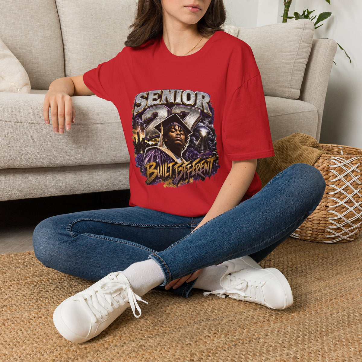 Senior '27 T-Shirt – Class of 2027 Retro Urban Graduation Tee