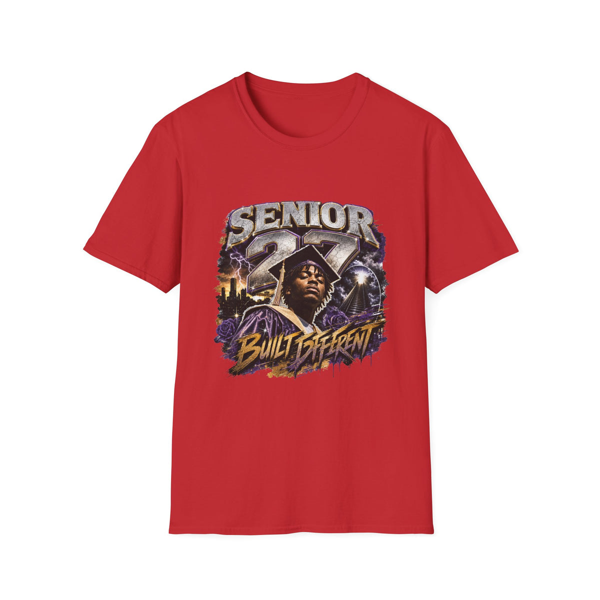 Senior '27 T-Shirt – Class of 2027 Retro Urban Graduation Tee