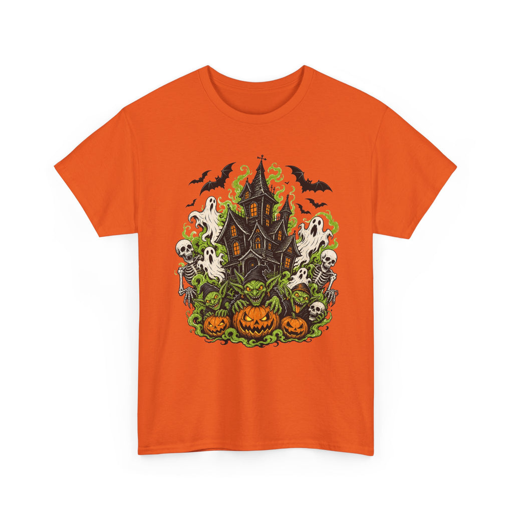 Spooky Haunted House Tee — Pumpkin Patch Halloween T-Shirt