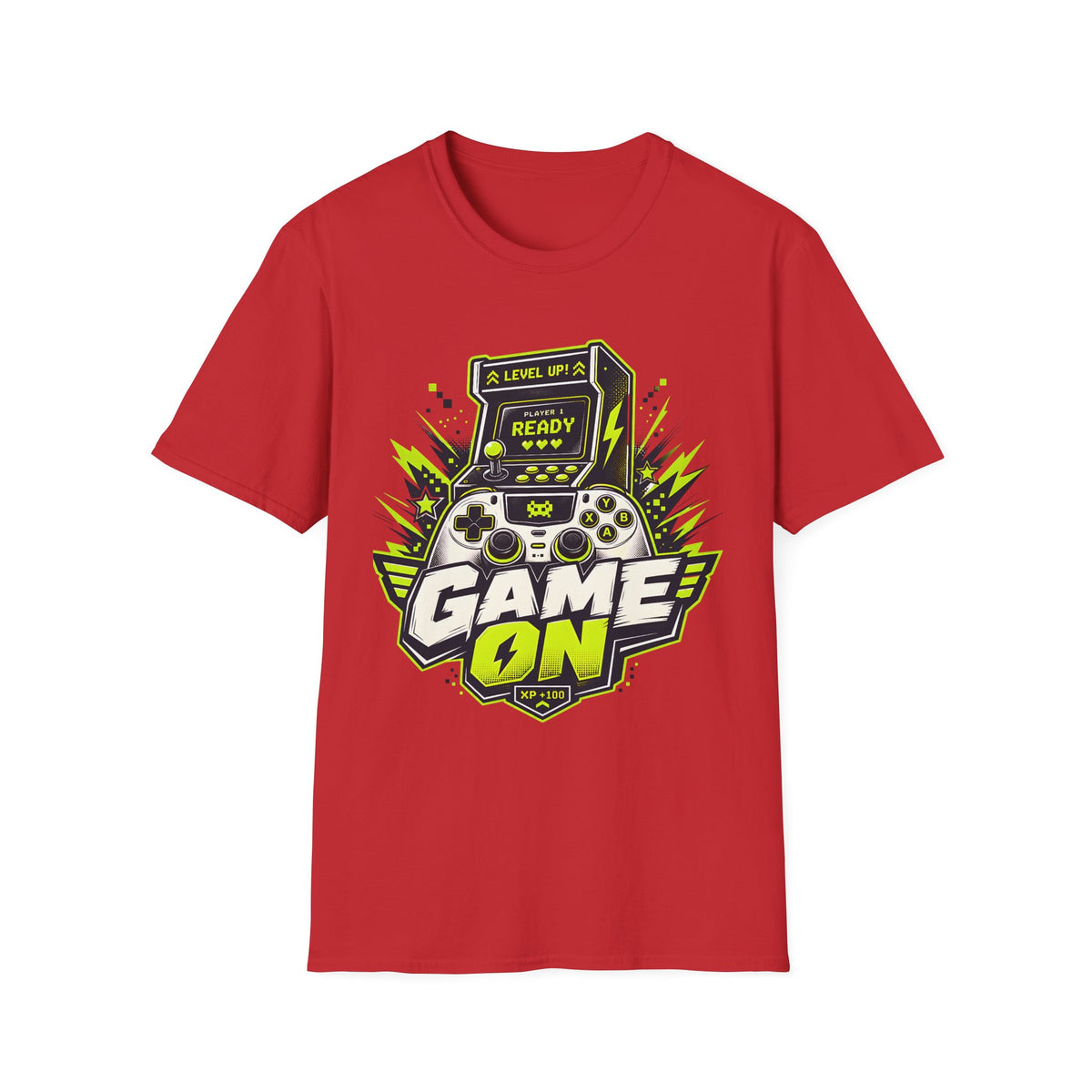 Game On Arcade Controller T-Shirt | Level Up Ready Gaming