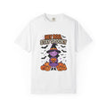 Hey Boo Stay Spooky Witch T-Shirt | Halloween Pumpkin Bats