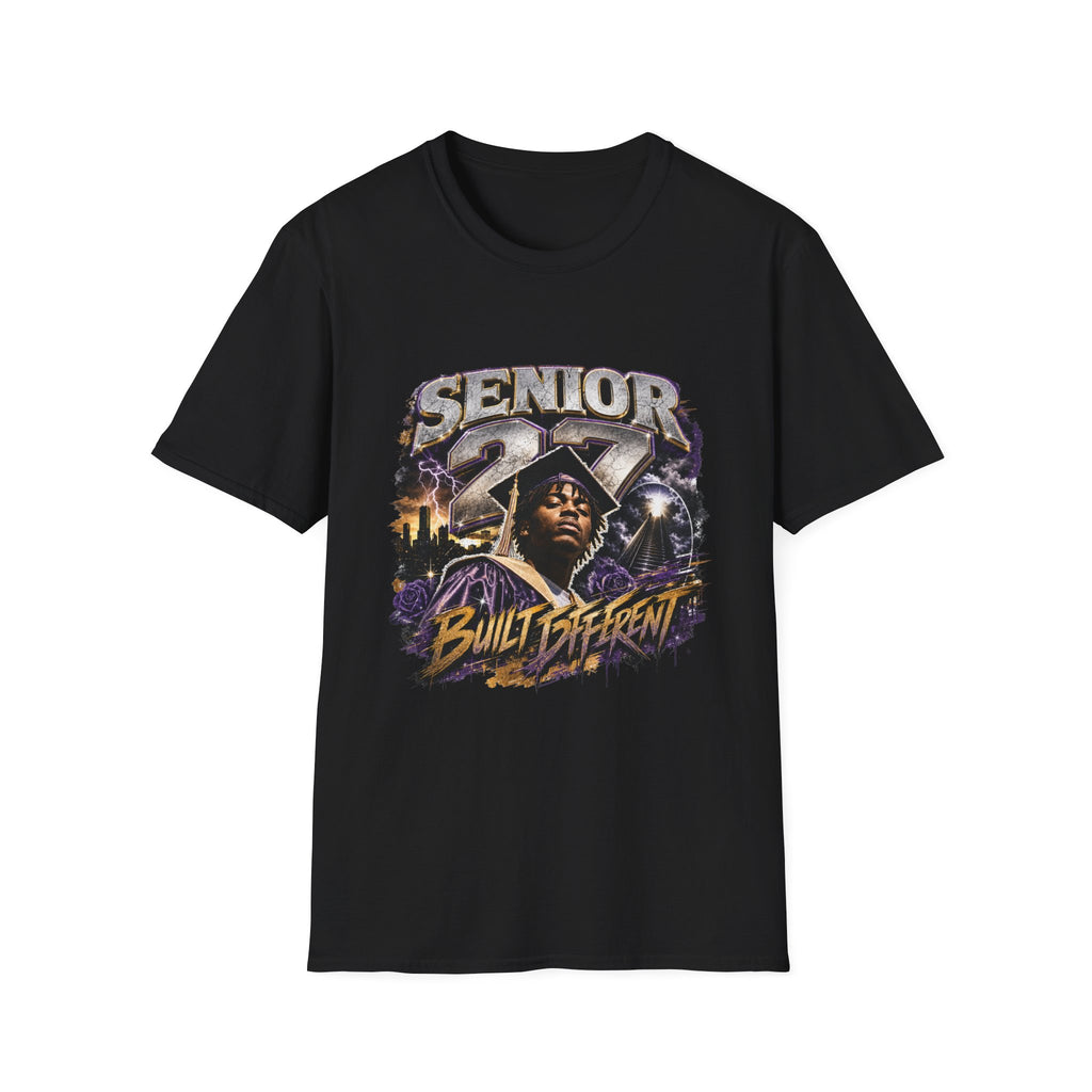 Senior '27 T-Shirt – Class of 2027 Retro Urban Graduation Tee