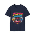 Turbo Raceway T-Shirt — Retro Racing Car Graphic Tee