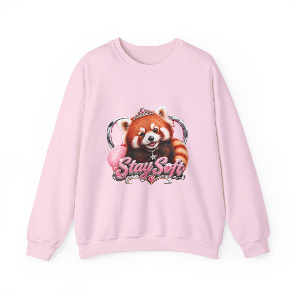 Stay Soft Red Panda Crewneck Sweatshirt