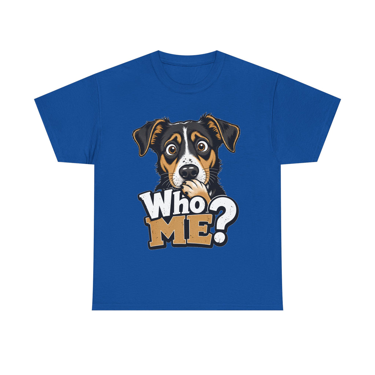 Who Me? Dog Face Tee | Funny Puppy Graphic T-Shirt