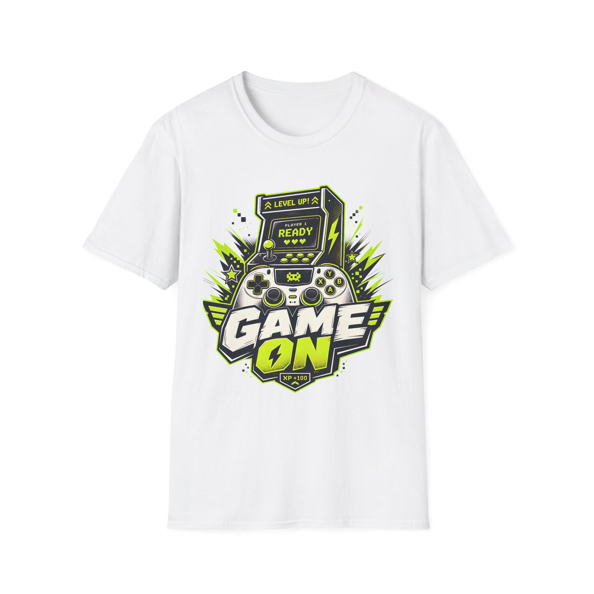 Game On Arcade Controller T-Shirt | Level Up Ready Gaming