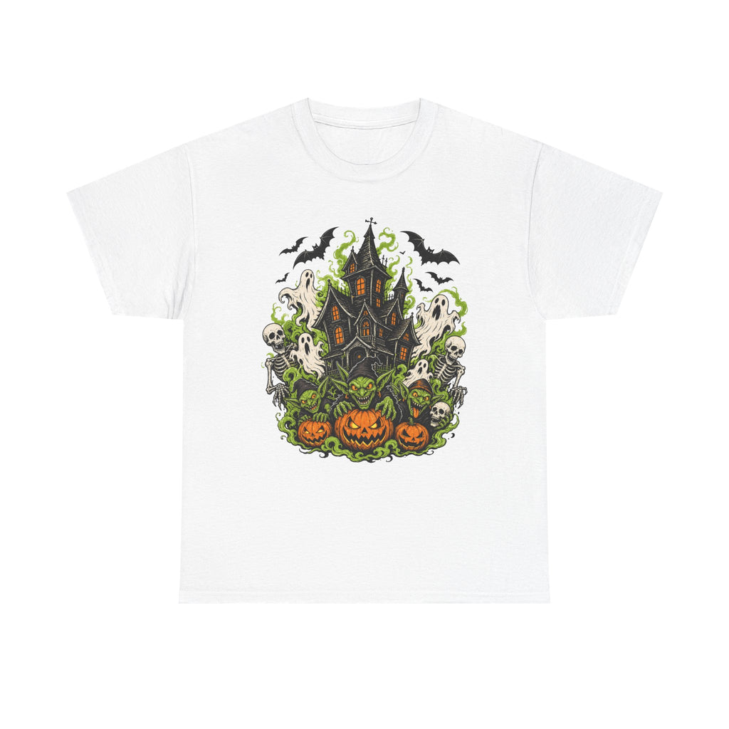 Spooky Haunted House Tee — Pumpkin Patch Halloween T-Shirt