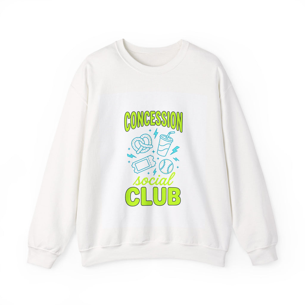 Concession Social Club Sweatshirt | Soda Pop Pretzel Ticket Graphic