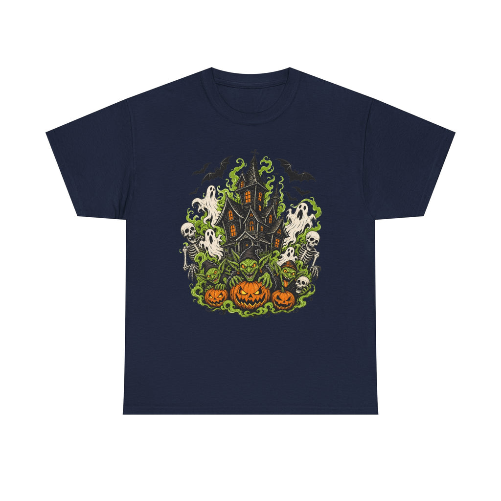 Spooky Haunted House Tee — Pumpkin Patch Halloween T-Shirt