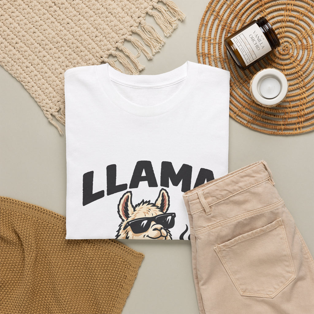 Llama Fueled T-Shirt — Funny Coffee Llama Graphic Tee