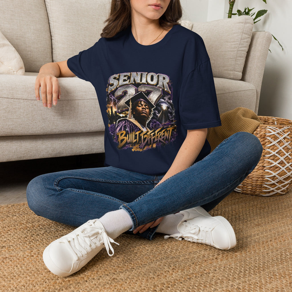 Senior '27 T-Shirt – Class of 2027 Retro Urban Graduation Tee