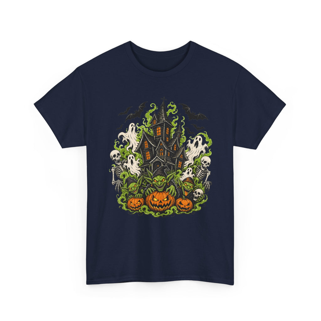 Spooky Haunted House Tee — Pumpkin Patch Halloween T-Shirt