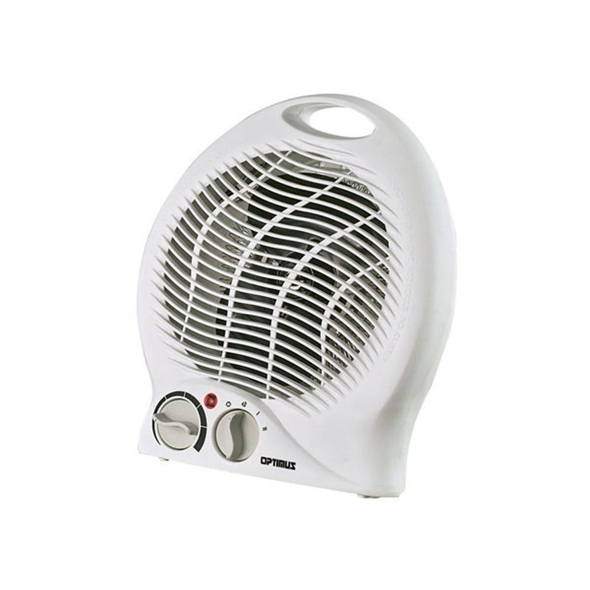 Optimus Portable Fan Heater with Thermostat  White