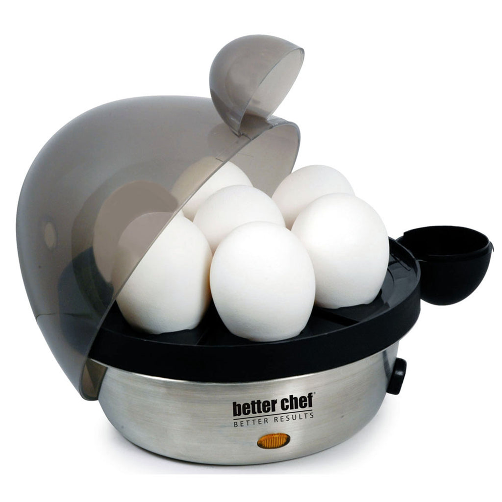 Better Chef 7-Egg Electric Egg Cooker  Hard, Medium & Soft Boiled, Poached & Omelet Maker