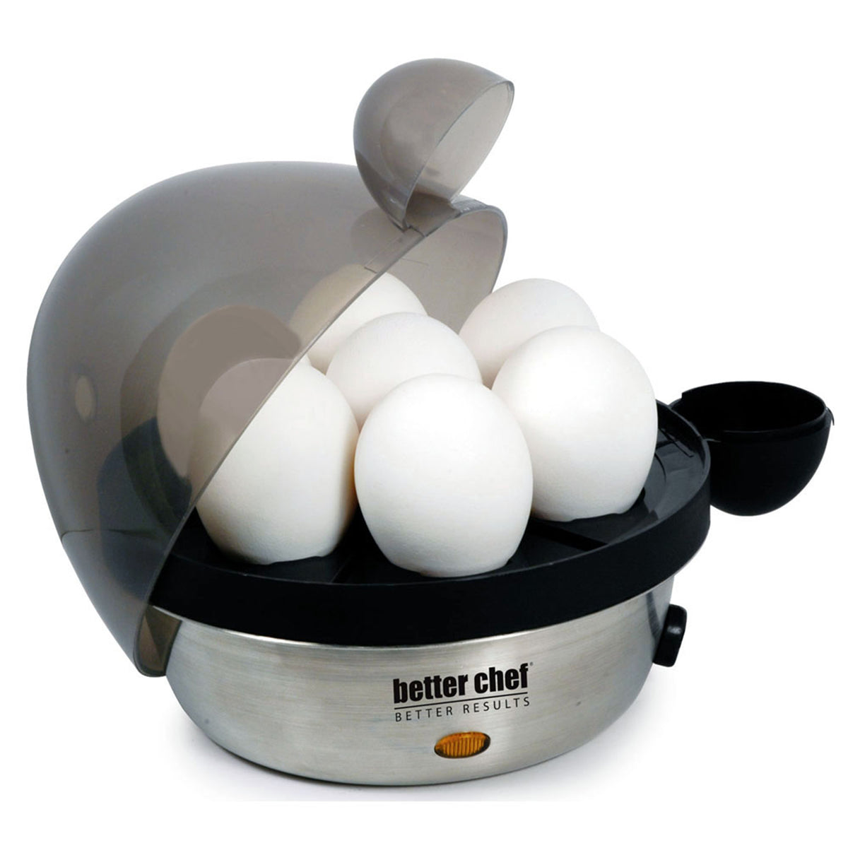 Better Chef 7-Egg Electric Egg Cooker  Hard, Medium & Soft Boiled, Poached & Omelet Maker
