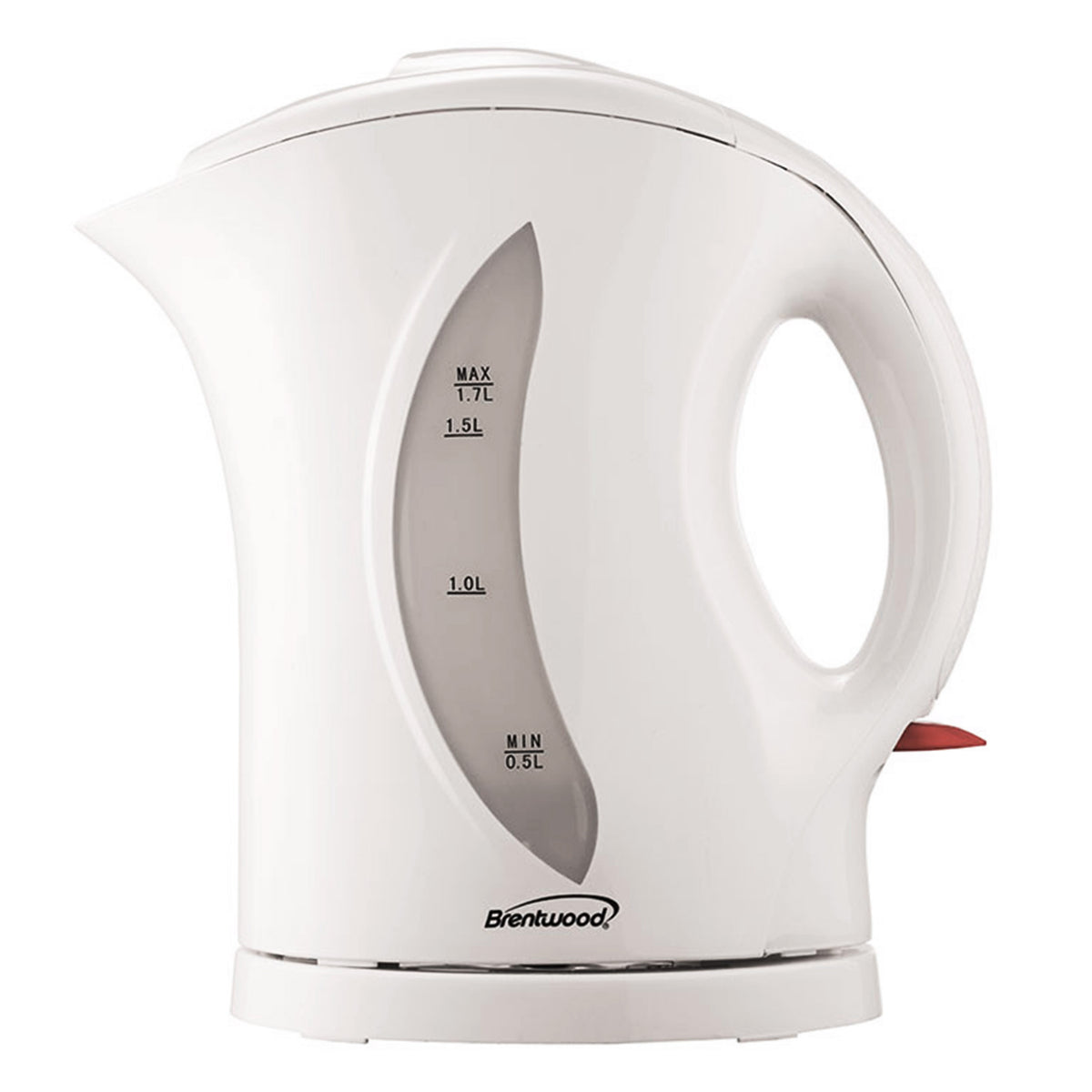 Brentwood 1.7-Liter BPA-Free Cordless Electric Kettle  White with Auto Shut-Off