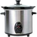 Brentwood 3-Quart Slow Cooker with Removable Ceramic Pot & Tempered Glass Lid