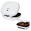 Brentwood Electric Contact Grill  2-Slice Capacity, White